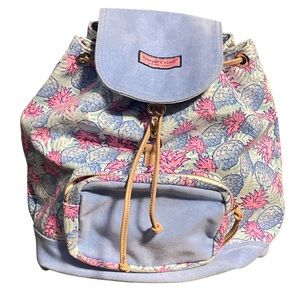 Vineyard Vines Pineapple Chappy Daypack denim Backpack